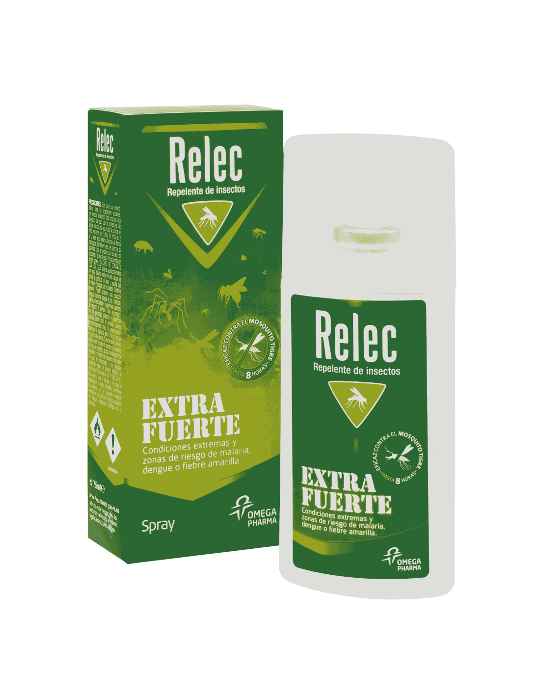 RELEC EXTRA FUERTE 50% SPRAY REPELENTE. 75 ml