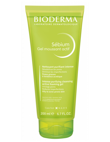 SEBIUM GEL MOUSSANT ACTIF 200 ML