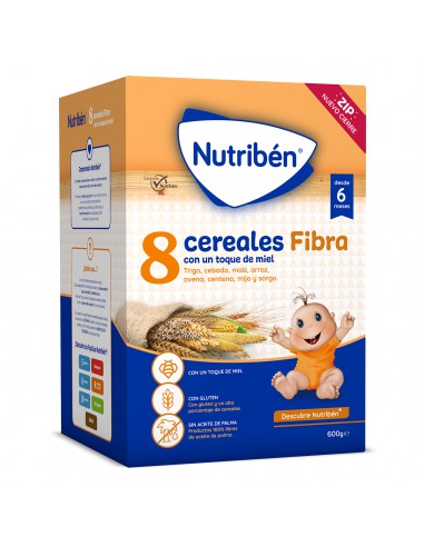 NUTRIBEN 8 CEREALES Y MIEL FIBRA