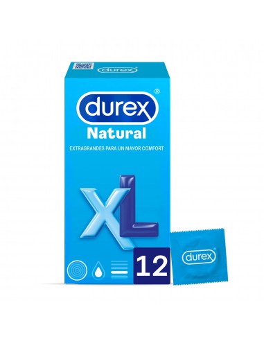 DUREX PRESERVATIVOS NATURAL XL