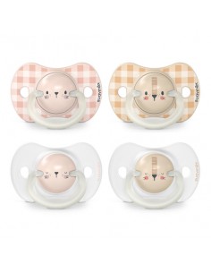 SUAVINEX CHUPETE FUSION SILICONA FISIOLOGICO -2-4M