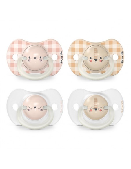 SUAVINEX CHUPETE FUSION SILICONA FISIOLOGICO -2-4M