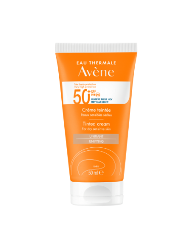 AVENE CREMA SOLAR PIEL SENSIBLE SPF 50 + COLOR