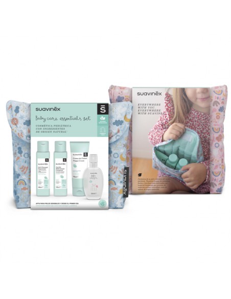SUAVINEX NECESER DE VIAJE AZUL BABY CARE ESSENTIAL SET