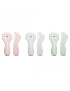 SUAVINEX CEPILLO Y PEINE INFANTIL SOFT GRIS
